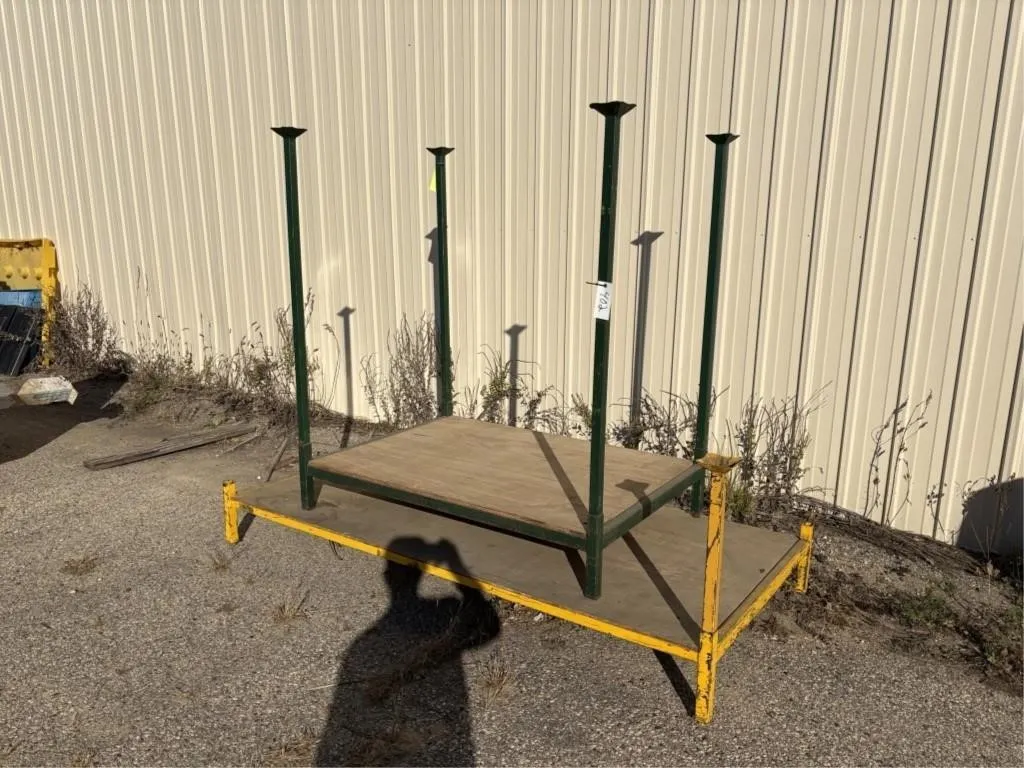 (2) Material racks