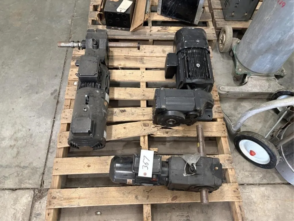 (3) Large Nord Gear Motors