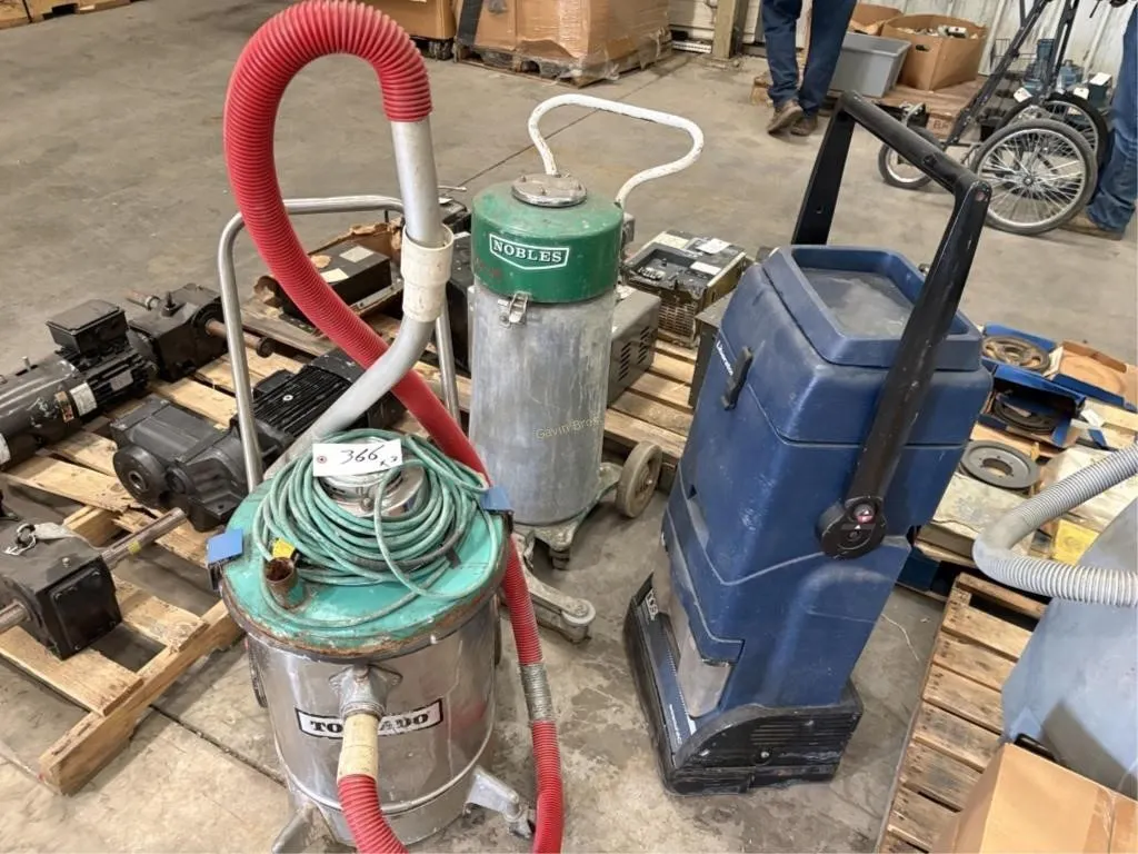 (3) Industrial Floor Machines