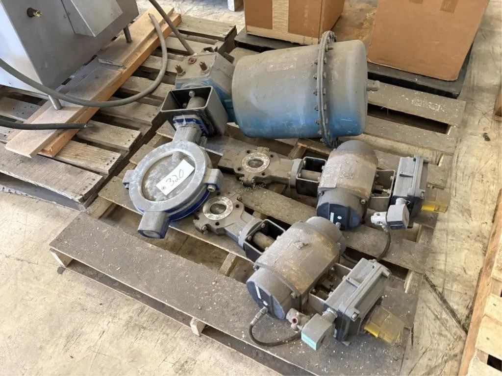 Air controlled valves