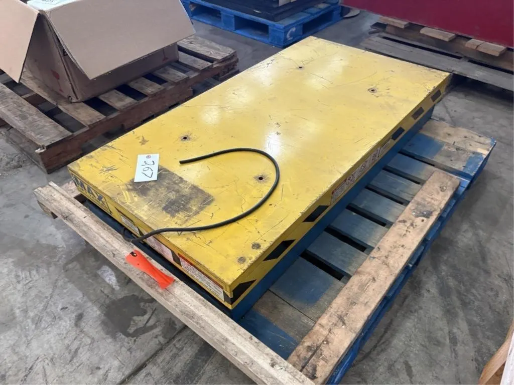 Max Lift tables Scissor Lift