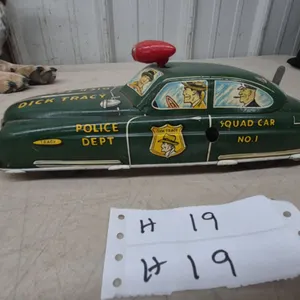 Marx Linemar Toys Dick Tracy Police Dept Squad Car No. 1 Tin Litho Battery Toy, 1952, 11”