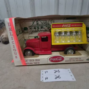 1930s Replica Coca-Cola Bottling Truck Toy with Ten Miniature Coca-Cola Bottles in Original Box