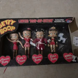Betty Boop Limited "Boop-Oop-a-Doop" Edition Collectible Bendable Set by NJ Croce, 2004