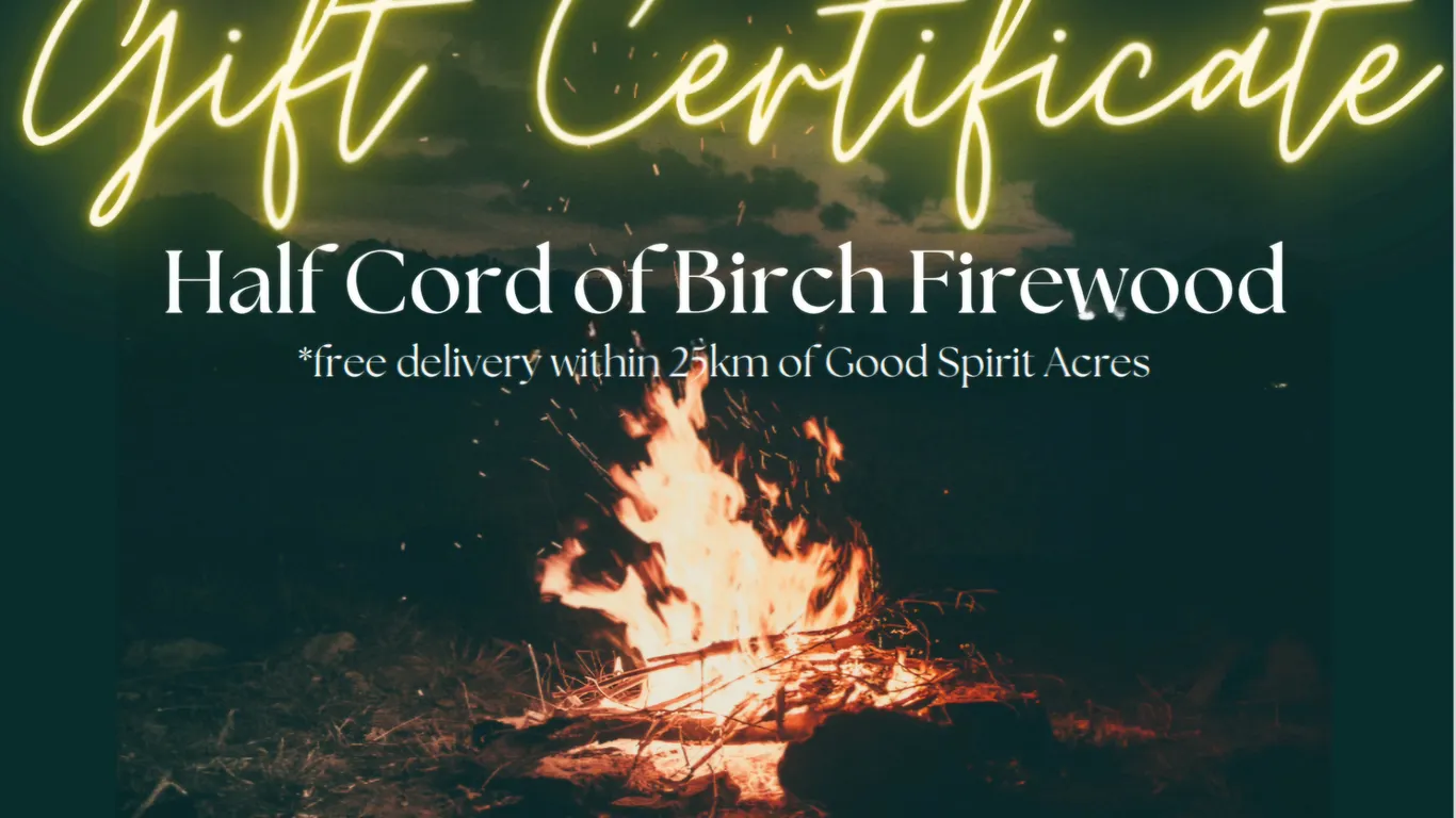 Half Cord Seasoned Birch Firewood