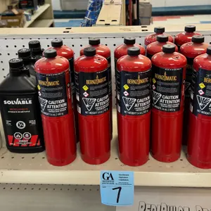 Assorted Bernzomatic Fuel Cylinders, Methyl Hydrate & Butane Lighter Fuel – Lot of 20+ Pieces