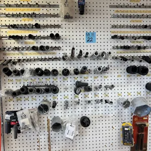 SAE & Metric Sockets, Impact Sockets, Ratchet Accessories & Automotive Tools – Pegboard Lot
