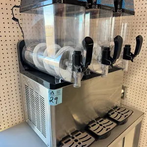 Commercial 3-Bowl Frozen Drink / Slush Machine – 36L Capacity – Model 12LX3- needs repair!