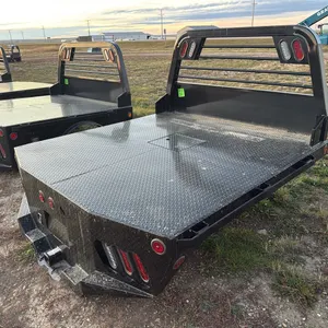 2025 Norstar 84" x 84" x 40" Steel Truck Flatbed – Single Rear Wheel, Short Box, Universal Fit, Model: SR08484400037BLK
