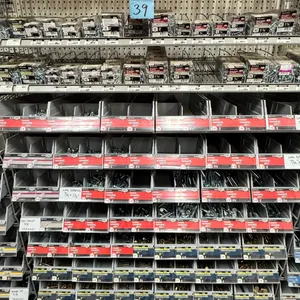 Reliable Hardware – Screws, Bolts, Nuts, Washers & Fasteners with 5’5” tall x 4’ wide Metal Display Rack