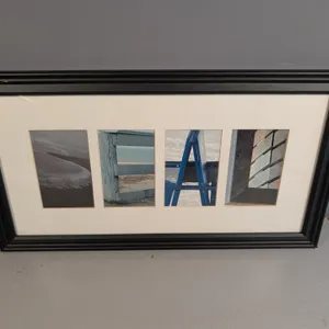 Framed 'DEAL' Alphabet Photo Wall Art