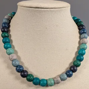 Multi-Tonal Beaded Necklace