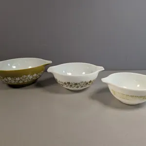 Vintage Pyrex Cinderella Mixing Bowls
