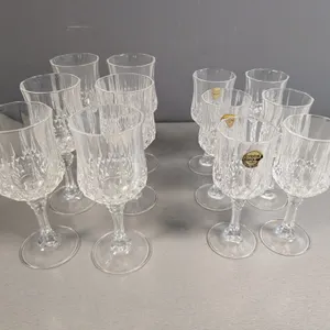Cristal d'Arques Longchamp Crystal Stemware Glasses - Set of 12