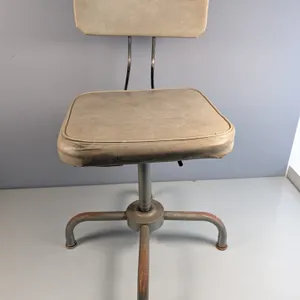 Vintage Ajusto Industrial Adjustable Drafting Stool