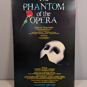 Broadway 'The Phantom of the Opera' Window Card Poster