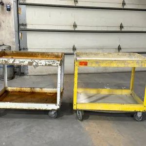 (2) Metal Pushcarts