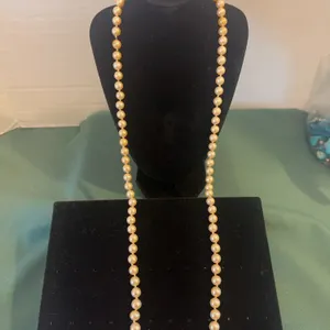 Vintage LES BERNARD pearl strand necklace