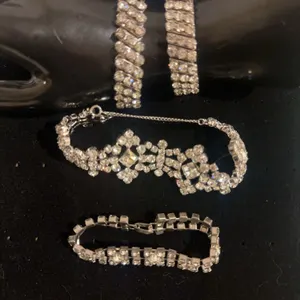 Vintage rhinestone bracelets