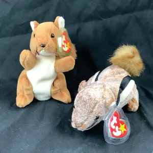 Beanie Baby Chipper and Nuts