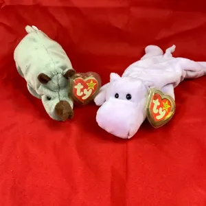 Beanie Baby Happy and Spike