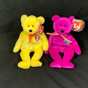 Beanie Baby Rare Millennium Bear & Tradee Bear 2000