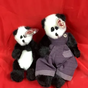 Beanie Baby big and little Panda