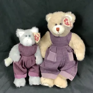 Beanie Baby Cat and Bear dress up