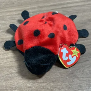 Ty Beanie Baby Lucky Ladybug Plush with Hang Tag