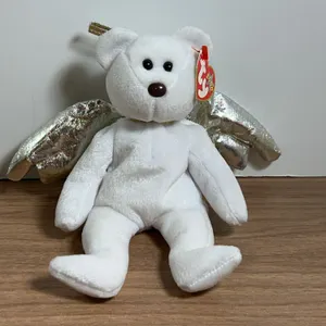 Ty Beanie Babies Halo II Bear Plush with Wings and Tags