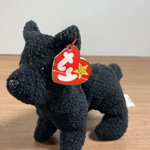Ty Beanie Babies Scottie Style 4102 Black Plush Dog