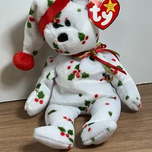 Ty Beanie Babies 1998 Holiday Teddy Plush Bear