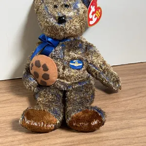 Ty Beanie Babies Midwest Airlines Chocolate Chip Bear