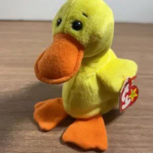 Ty Beanie Babies Collection Quackers Duck Plush Toy