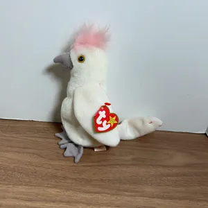 Ty Beanie Babies Kuku Cockatoo Plush 1998 with Tags