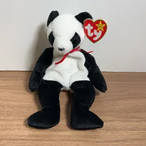Ty Beanie Babies Fortune Panda Plush with Tags
