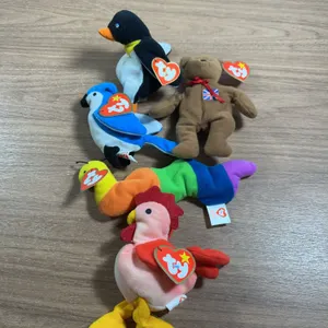 Ty Teenie Beanie Babies Lot of 5 Animals with Tags