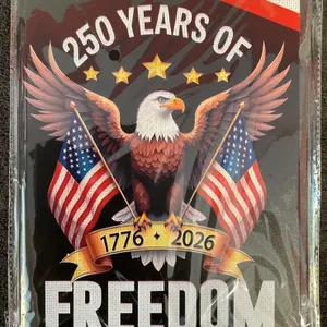 250 Years of Freedom American Eagle Garden Flag / Sign