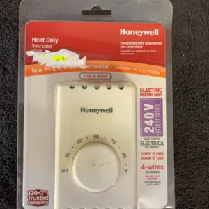 Honeywell CT410A / CT410B Non-Programmable Heat Thermostat for Baseboards