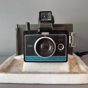Vintage Polaroid Colorpack II Land Camera with Carry Tether