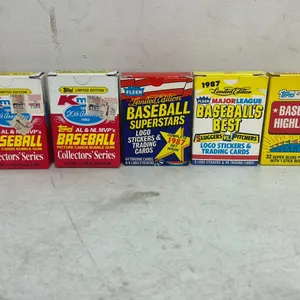 5 BASEBALL CARD SETS