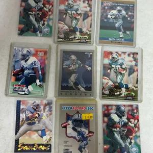 9 BARRY SANDERS CARDS