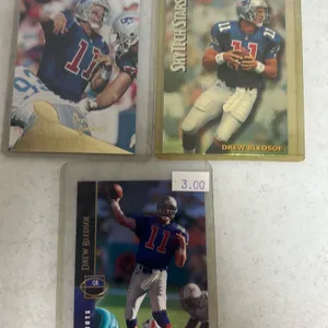 3 DREW BLEDSOE CARDS