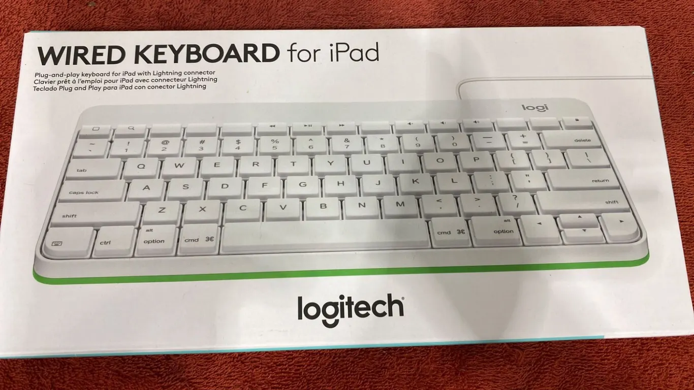 Logitech Wired Keyboard for iPad in Original Box
