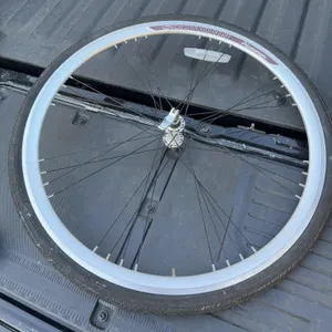 26-inch Schwinn aluminum front bicycle wheel with a quick-release hub