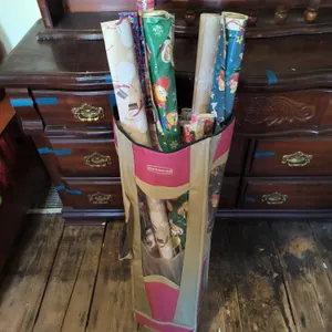 Christmas Wrapping Paper With Storage