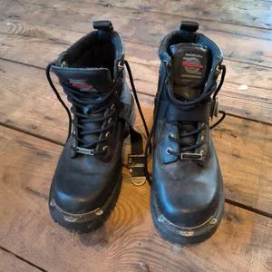 Leather Milwaukee Freedom Flex Motorcycle/Biker Boots Size 10 Women