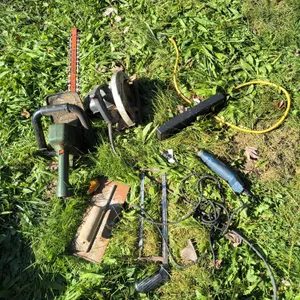 Assorted Power Tools & Hand Tools Lot - Hedge Trimmer, Circular Saw, Rotary Tool & More