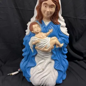 Mary and Jesus Blow Mold