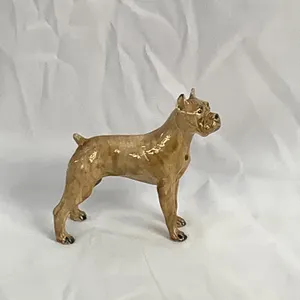 Porcelain Boxer Figurine